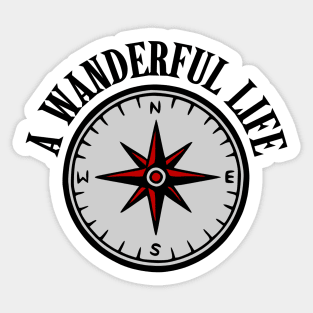 A Wanderful Life Sticker